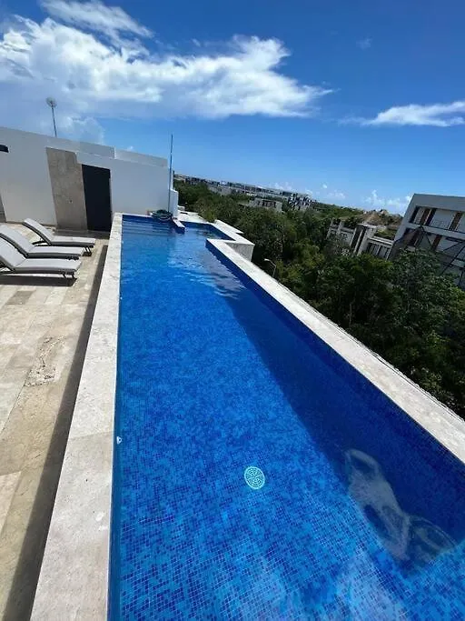 Apartamento De Lujo 2 Dormitorios Con Balcon Aldea Zama Тулум Мексика